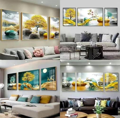 家居装饰画尺寸选择:大画幅与小画幅怎么搭配?